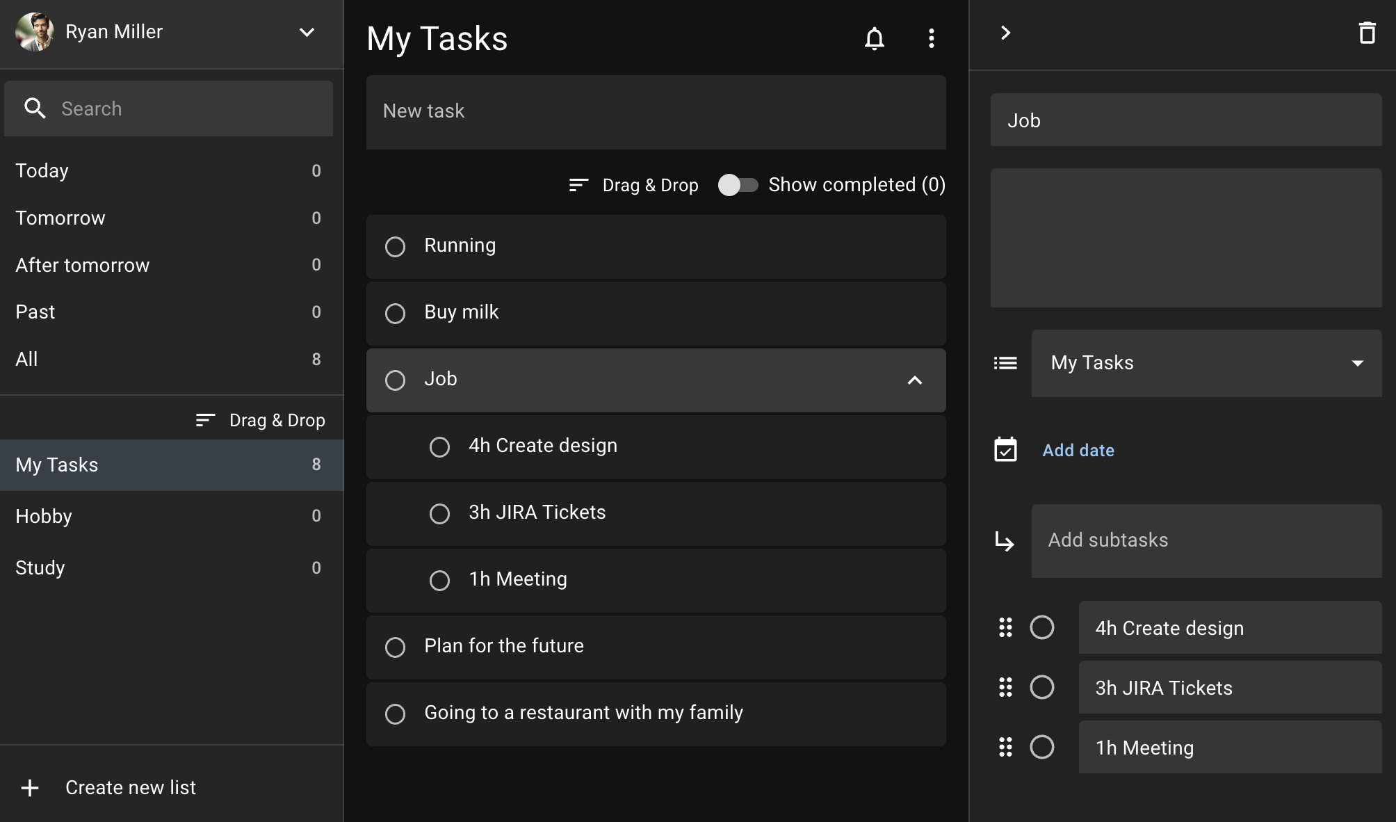 Understøtter mørk tilstand